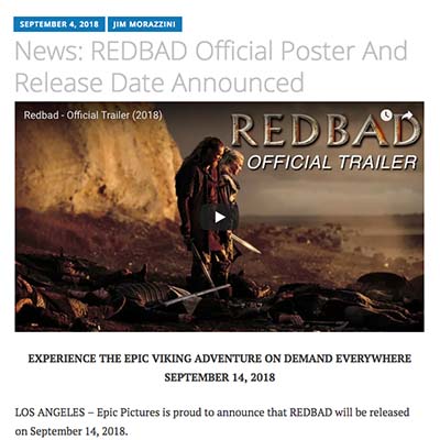 News: REDBAD Official Poster And Release Date Announced